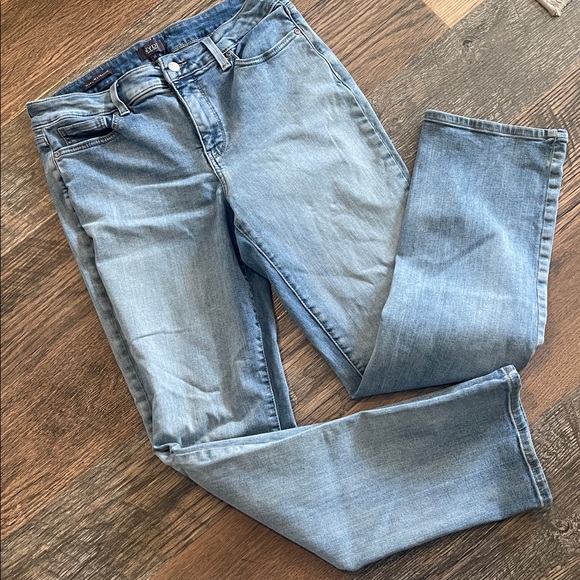 NYDJ Marilyn Straight Stretch jeans 12 - Picture 3 of 5